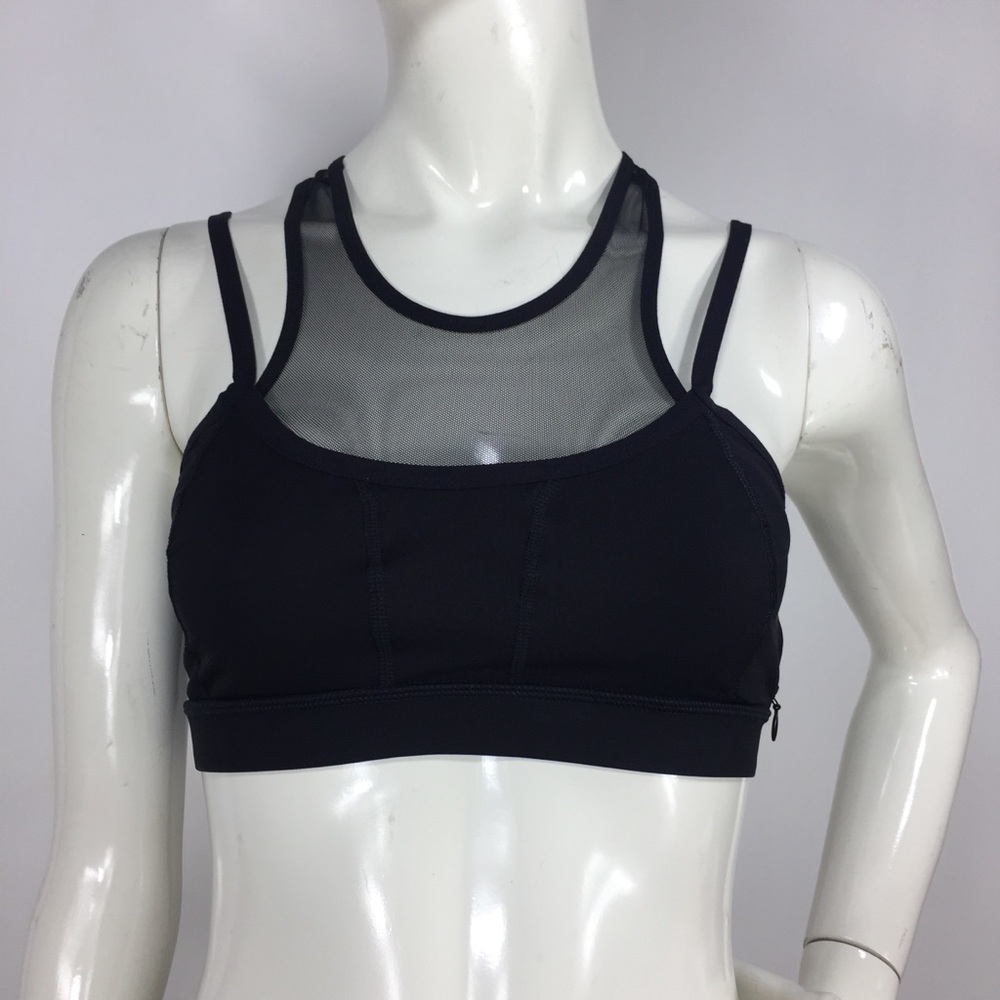 Zella Mesh Strappy Sports Bra